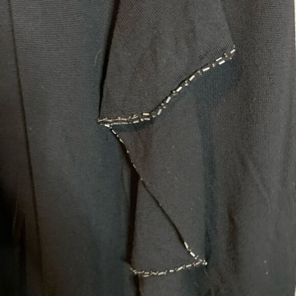 Nanette Lepore 100% merino wool beaded dress. Size small - Picture 6 of 8